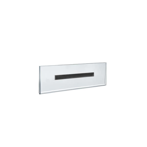 8.5"W x 2.5"H Sign Holder w/ Magnetic Strips, PK10